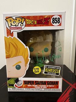 SUPER SAIYAN GOHAN SIGNED