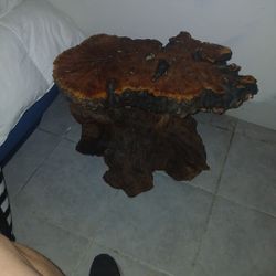 1970's Vintagel Burl Wood  Table