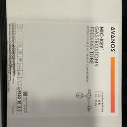 Mik Key Gastrostomy Tube
