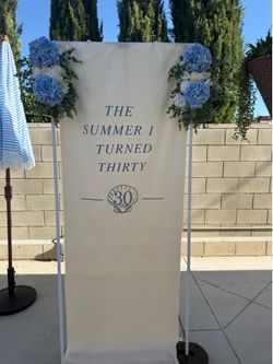 Thirty Birthday Backdrop
