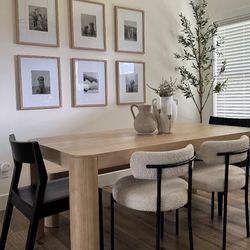 72” Wood Dining Table