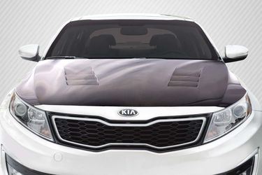 Blemished 2011-2015 Kia Optima Carbon Creations TS-1 Hood - 1 Piece