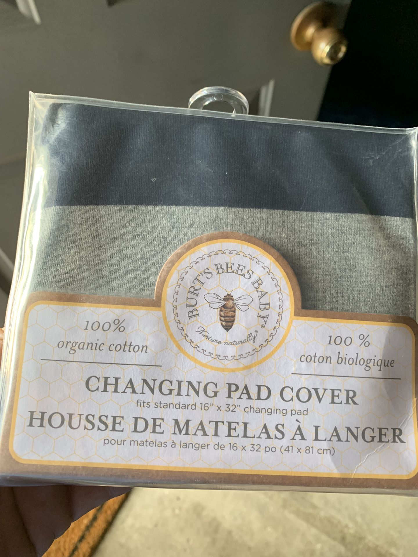 Burt’s bee changing pad cover