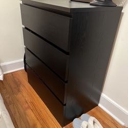 IKEA Malm Dark Brown 4-Drawer Dresser