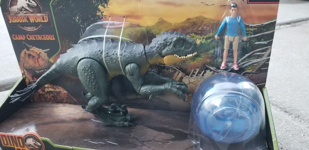 Jurassic world dino scape Scorpios Rex & Indominus rex 