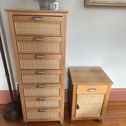 Matching Cabinet + Nightstand