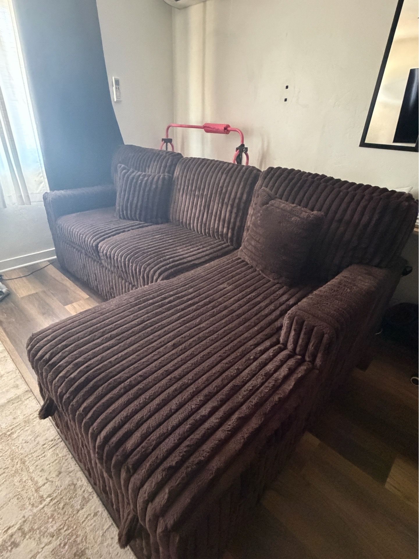 Comfortable Brown Couch
