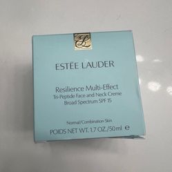 Estée Lauder Resilience Multi-Effect Tri-Peptide Face & Neck Creme  Broad Spectrum SPF 15  1.7 OZ | 50 ML Full size Normal / Combination Skin New in b