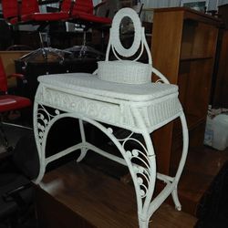 Wicker Vanity 