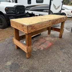 Wood Workbench 
