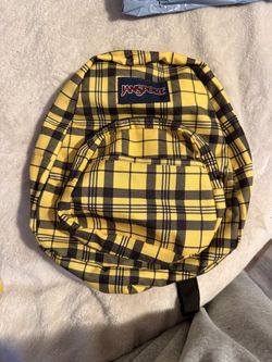 Small plaided jansport bookbag