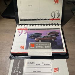 Brand new Saturn owners manuals (92-93-94 and 2002 L Series)