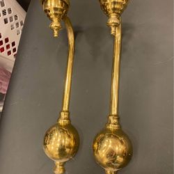 Vintage brass sconces