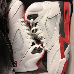 Fire Red 5s Brand New
