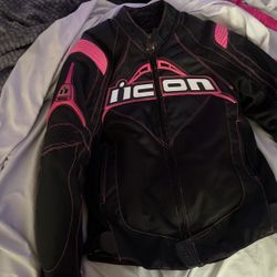 Girls Icon Contra Riding Jacket Sm.