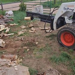 Skid Steer Upside down Log splitter Quick Attach Hydrualic 