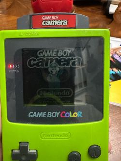 Gameboy camera and printer