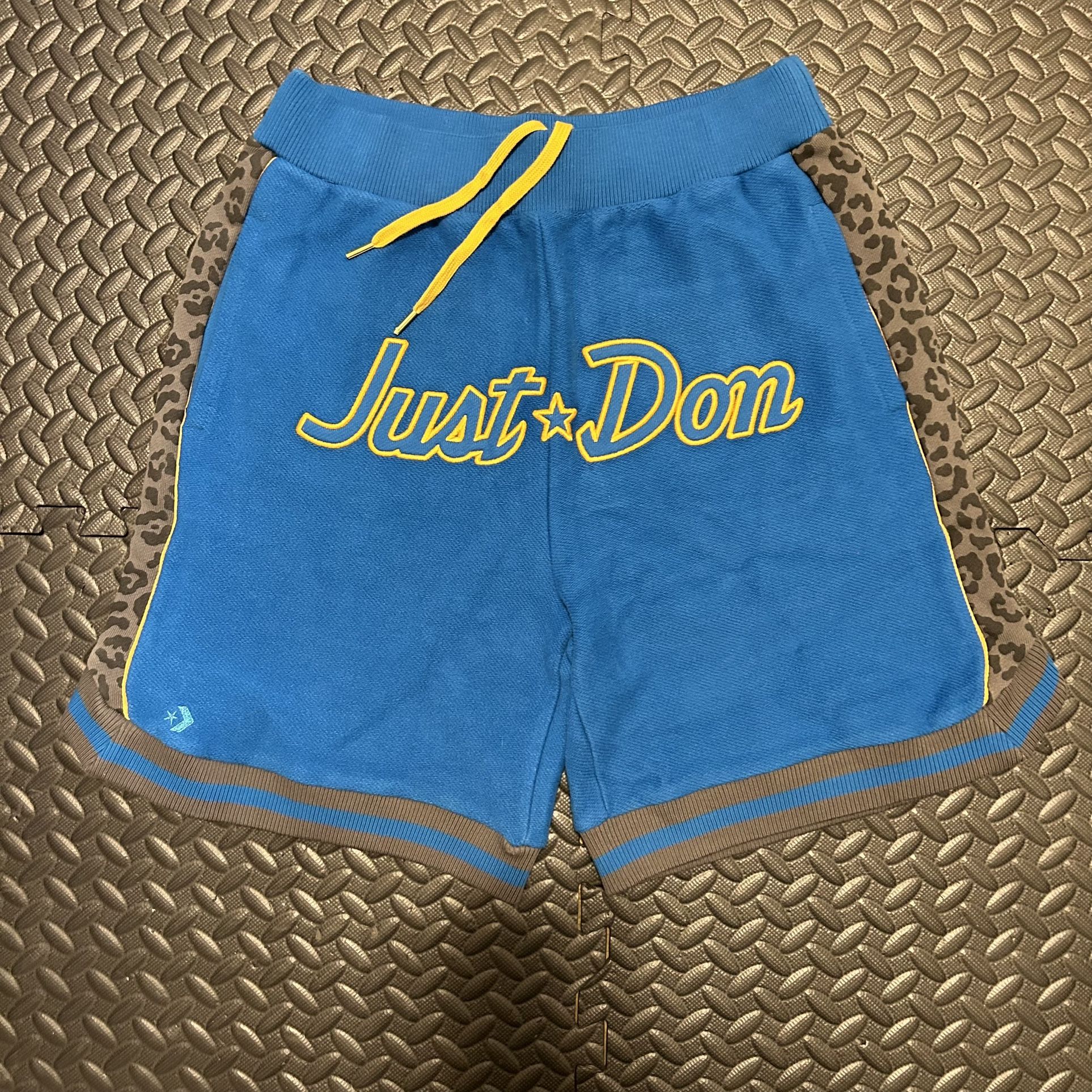 CONVERSE X JUST DON Shorts Unisex Size Small Leopard Print NWT