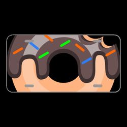 License Plate Novelty Car Front Donut Gingerbread Sweets Donut Donut