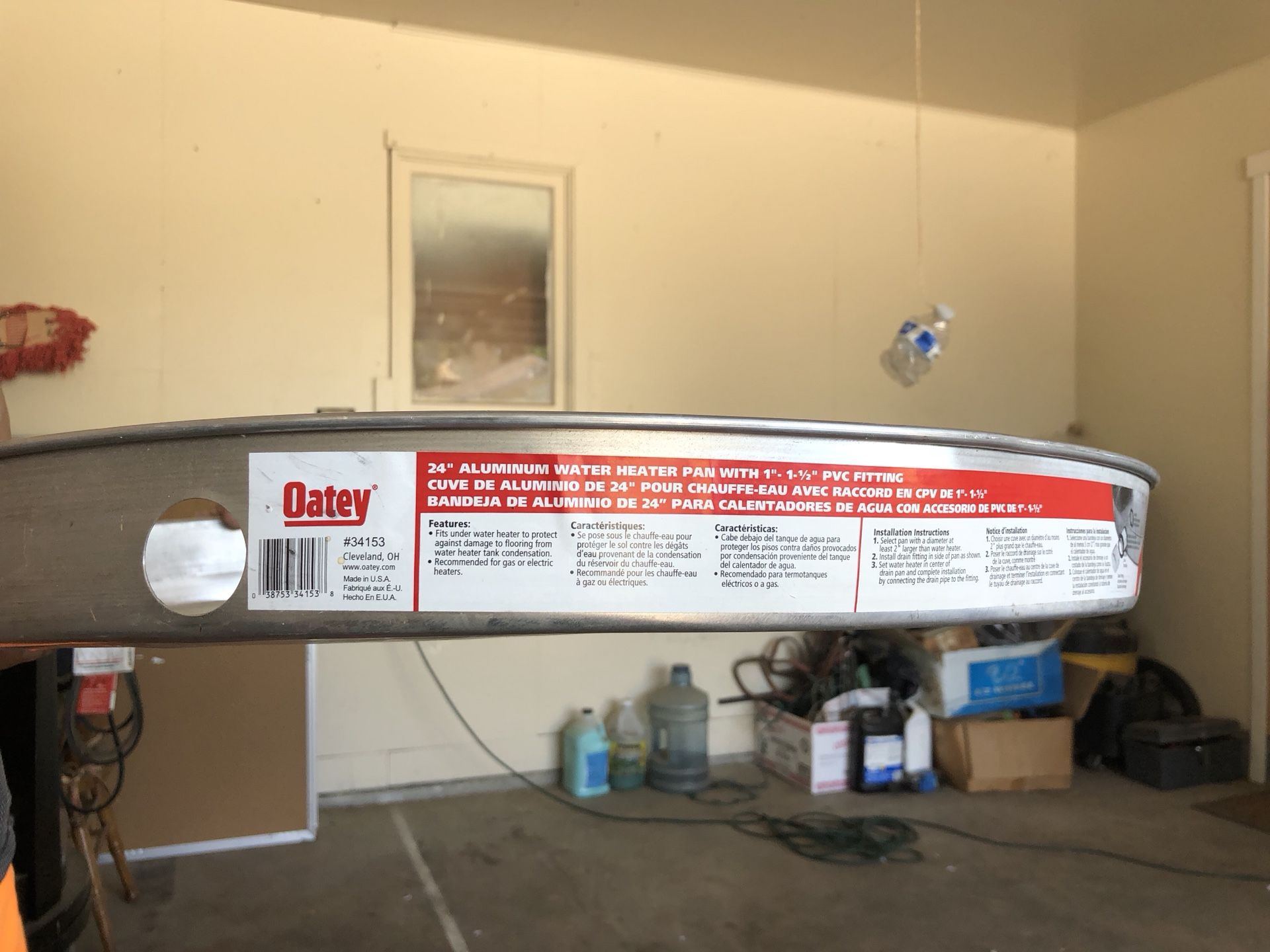 Water heater pan
