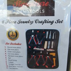 11 piece jewelry crafting tool kit new
