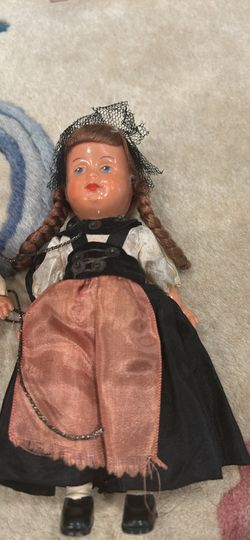 Mid century European souvenir dolls