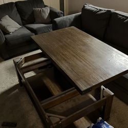 Two Couches And Table