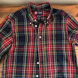 Ralph Lauren, Chaps, Oxford shirt, Plaid, M