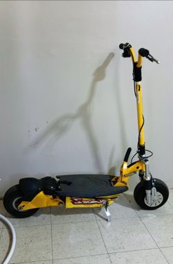 10" tires Bladez XTR Comp ll full Suspension Old School Electric foldable Scooter  Battery Upgrade 48v 14000mAh Goes 30mph Easy, Asking $250 FirmPrice