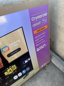 Samsung 75" Crystal UHD U8000F 4K Smart TV 2025