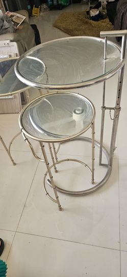 Glass tables
