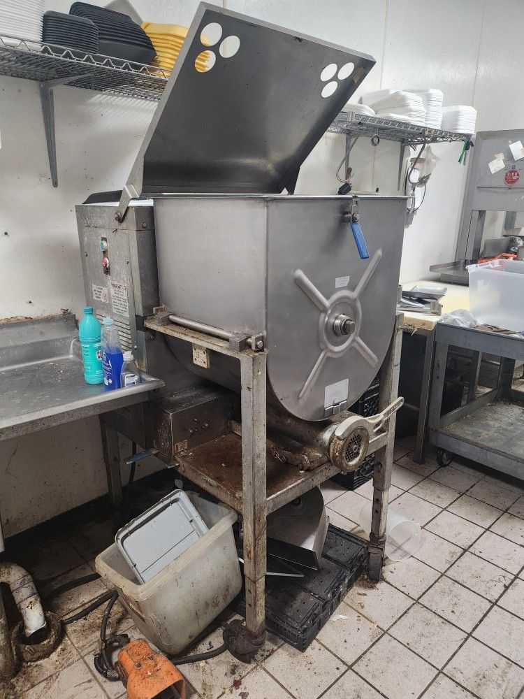 Heavy Duty Commercial Restaurant Butcher Meat Grinder Meat Mixer Holymatic Meat Department Grocery
