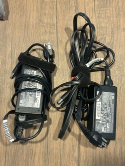 Lot Of 2 Genuine HP Laptop Charger AC Power Adapter TPC-LA58 65W