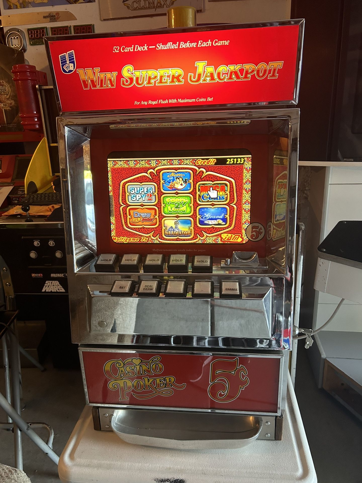 Slot Machine Multiple Games 7 In One Arcade
