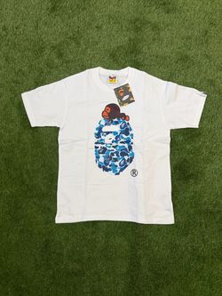 Bape Blue Camo White Tee