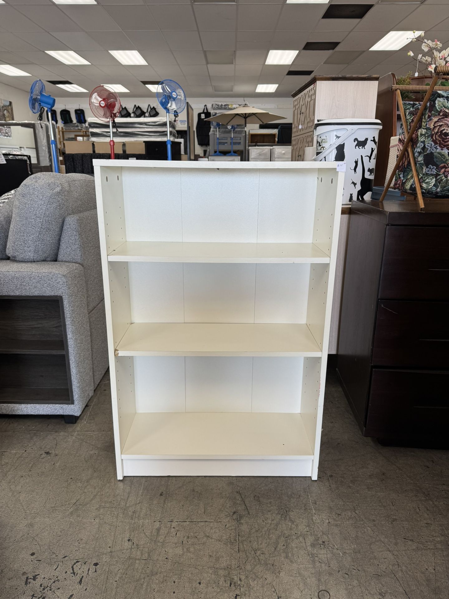 White Bookshelf Bookcase