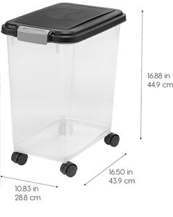 Dog food storage containers