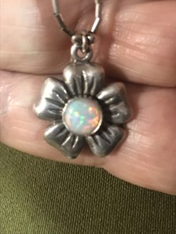 Opal 925 Necklace