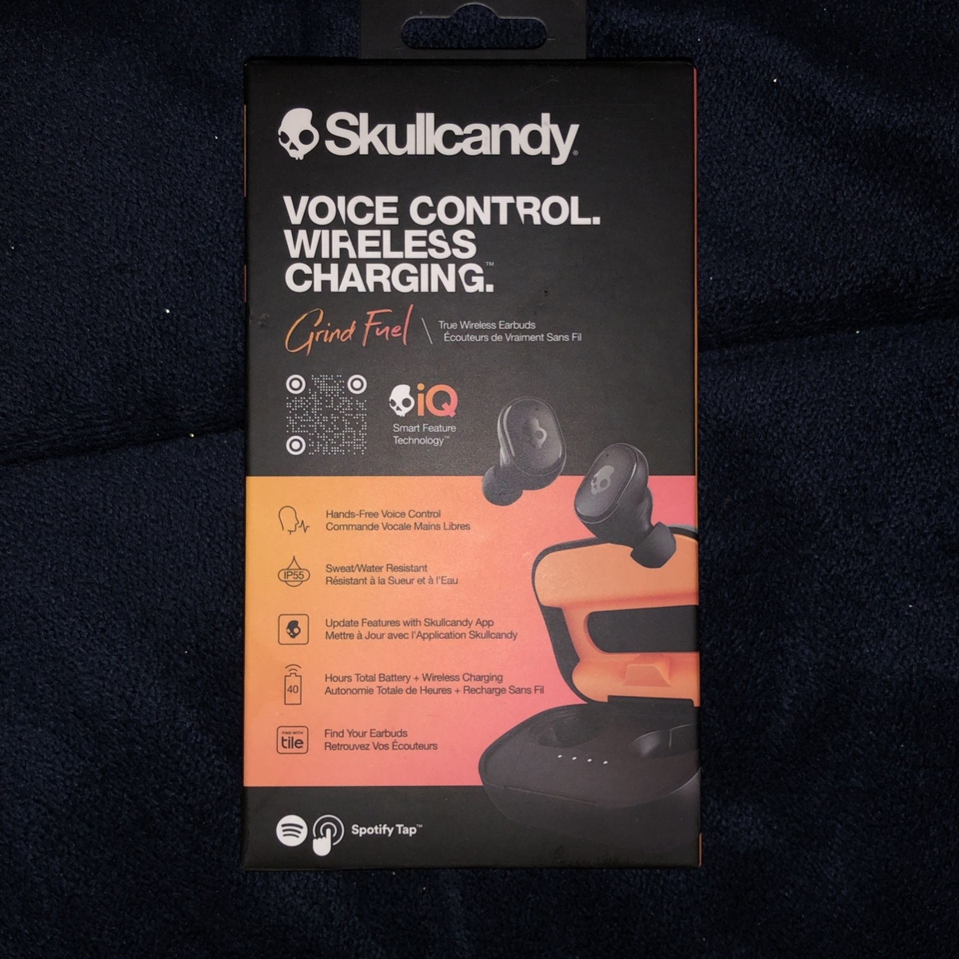 SkullCandy Voice Control Wireless Charging Grind Fuel True Wireless Earbuds 