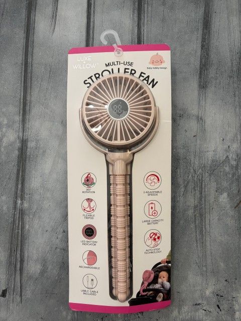 Luxe + Willow Multi-Use Stroller Fan β NEW