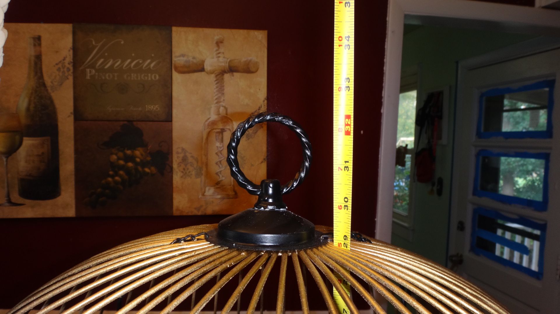 LARGE BIRD CAGE VINTAGE DESIGN