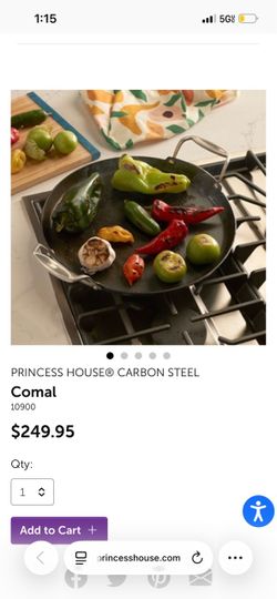 Comal de carbon 13” Princess Hause