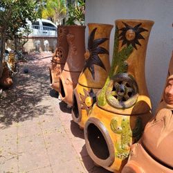 Mexican Chiminea Chimney Fire Pit