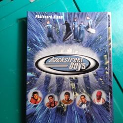 Backstreet Boys Postcard Album With  6 Postcards 