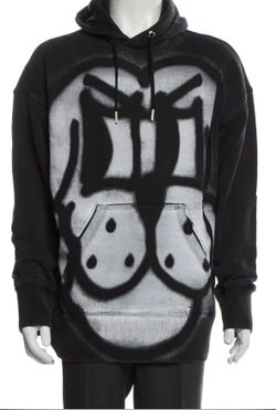 Givenchy x Chito Black Graffiti Dog Hoodie