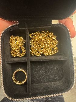 Imperium jewelry (Gold chain, ring, bracelet)