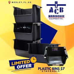 Stacking Bins United Solutions Used “LIKE NEW” Multi Use Vertical Storage