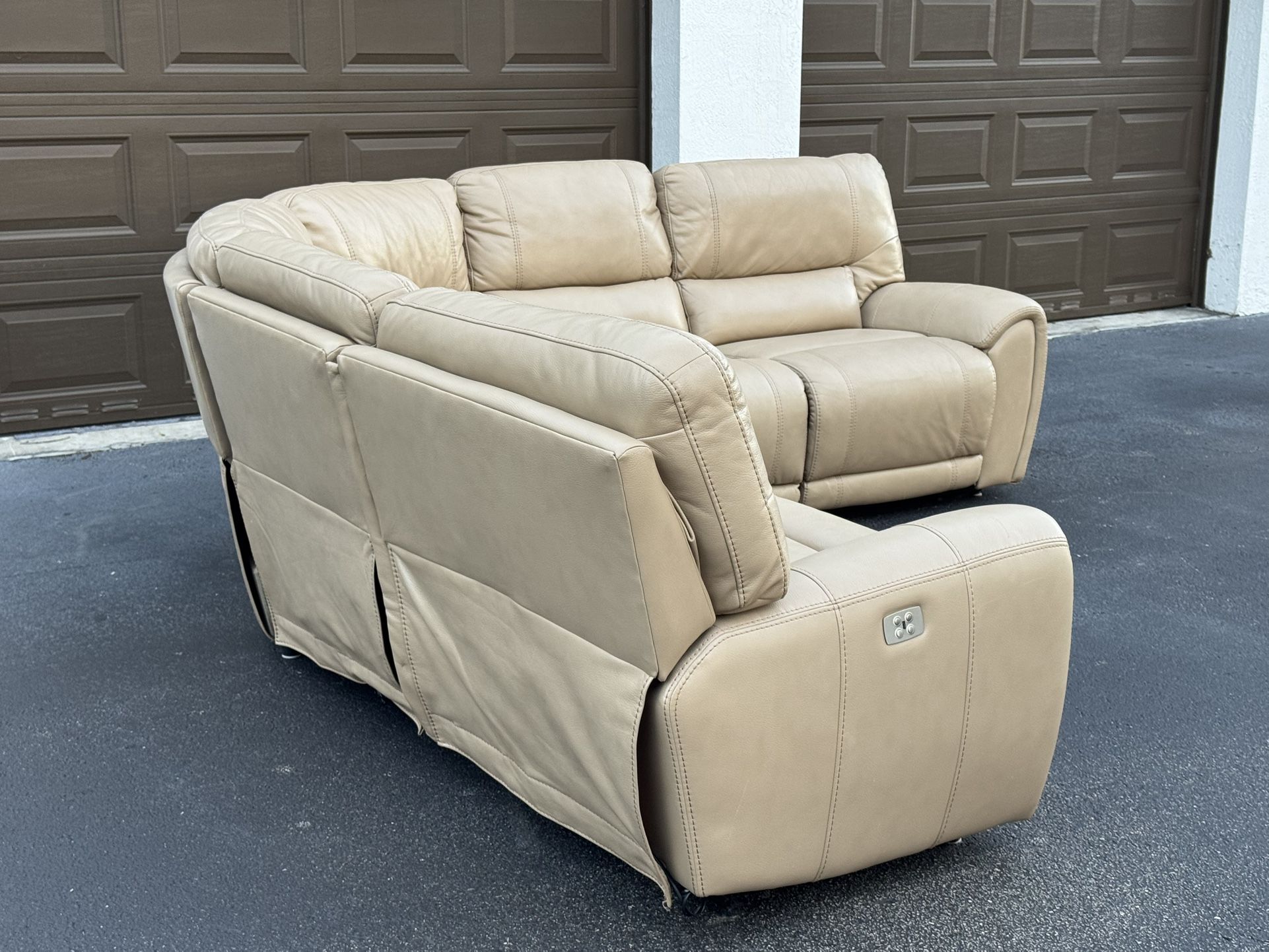 🛋️ Sofa/Couch Sectional Recliners Beige Delivery Available 🚛