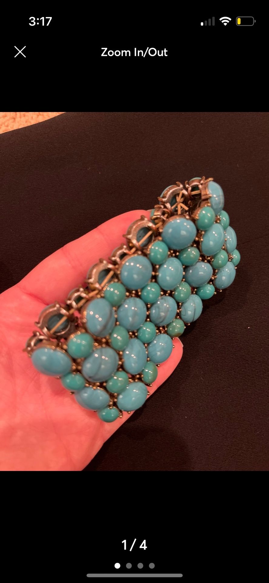 Womens Turquoise Teal Bracelet