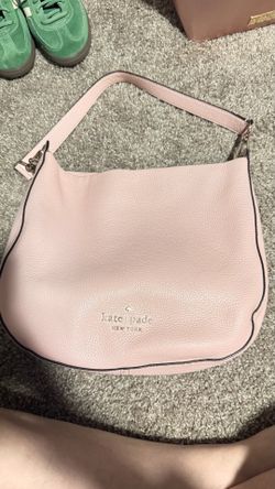 Leather Kate Spade hobo bag
